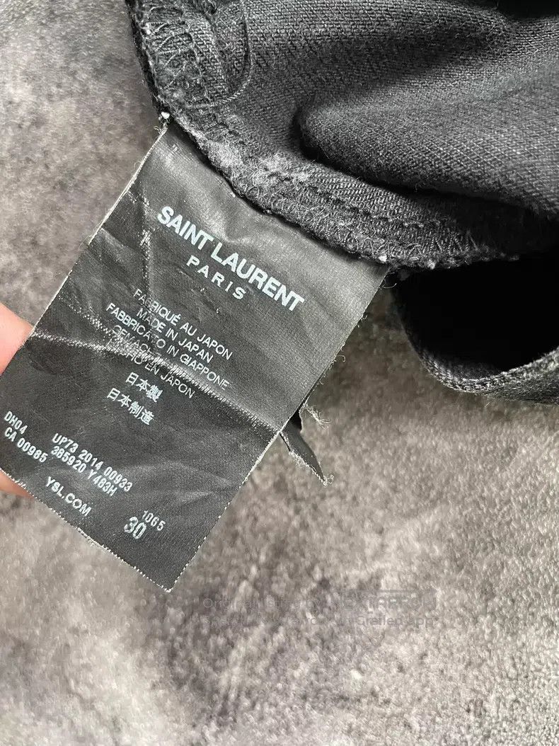 Saint Laurent Paris Saint Laurent Paris Double Knee Cut-out Destroyed Denim Pa Size US 30 / EU 46 - 9 Thumbnail