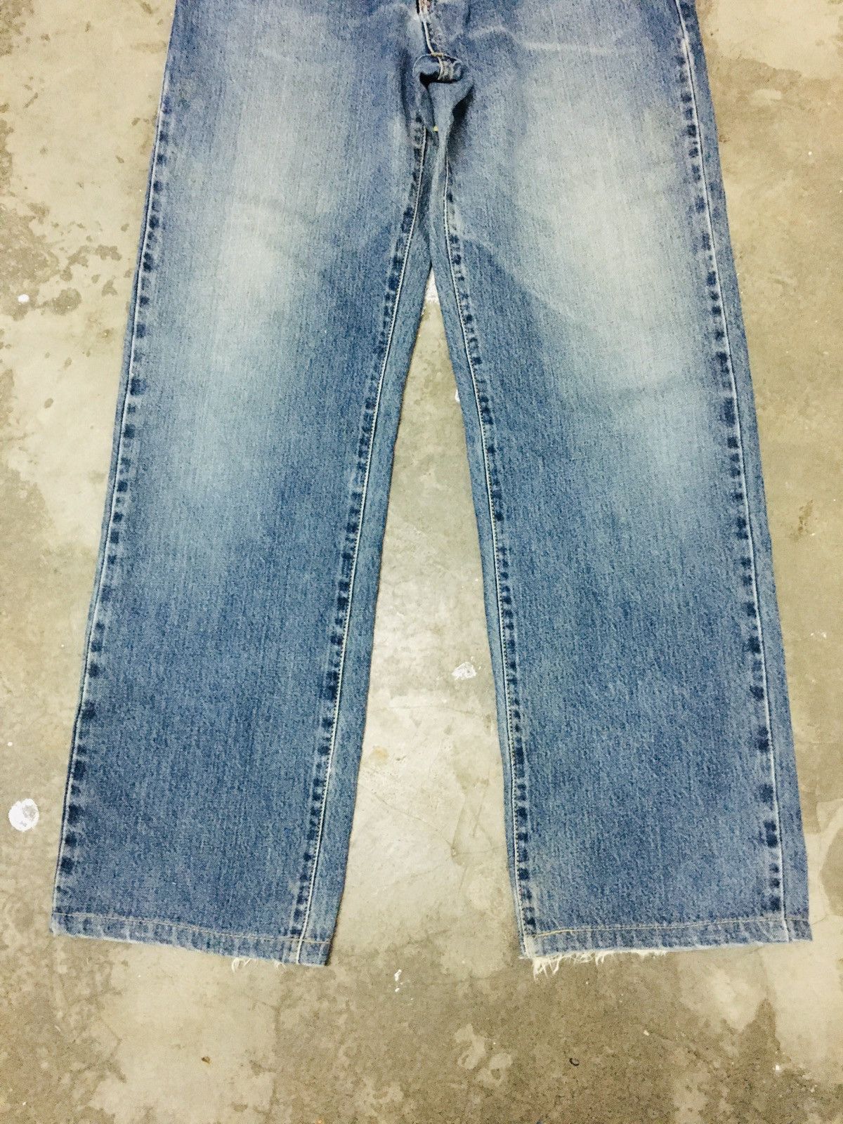 Edwin × Japanese Brand Edwin Distressed Jeans (15) Size US 32 / EU 48 - 3 Thumbnail