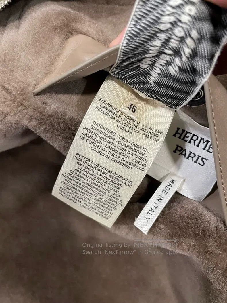 Hermes Hermes Fur and Leather Two-in-One Short Coat Size XS / US 0-2 / IT 36-38 - 6 Thumbnail