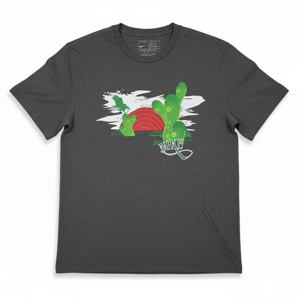 Nike Nike Cactus Shoes Desert Dark Gray Men's Medium T-Shirt Size US M / EU 48-50 / 2 - 1 Thumbnail