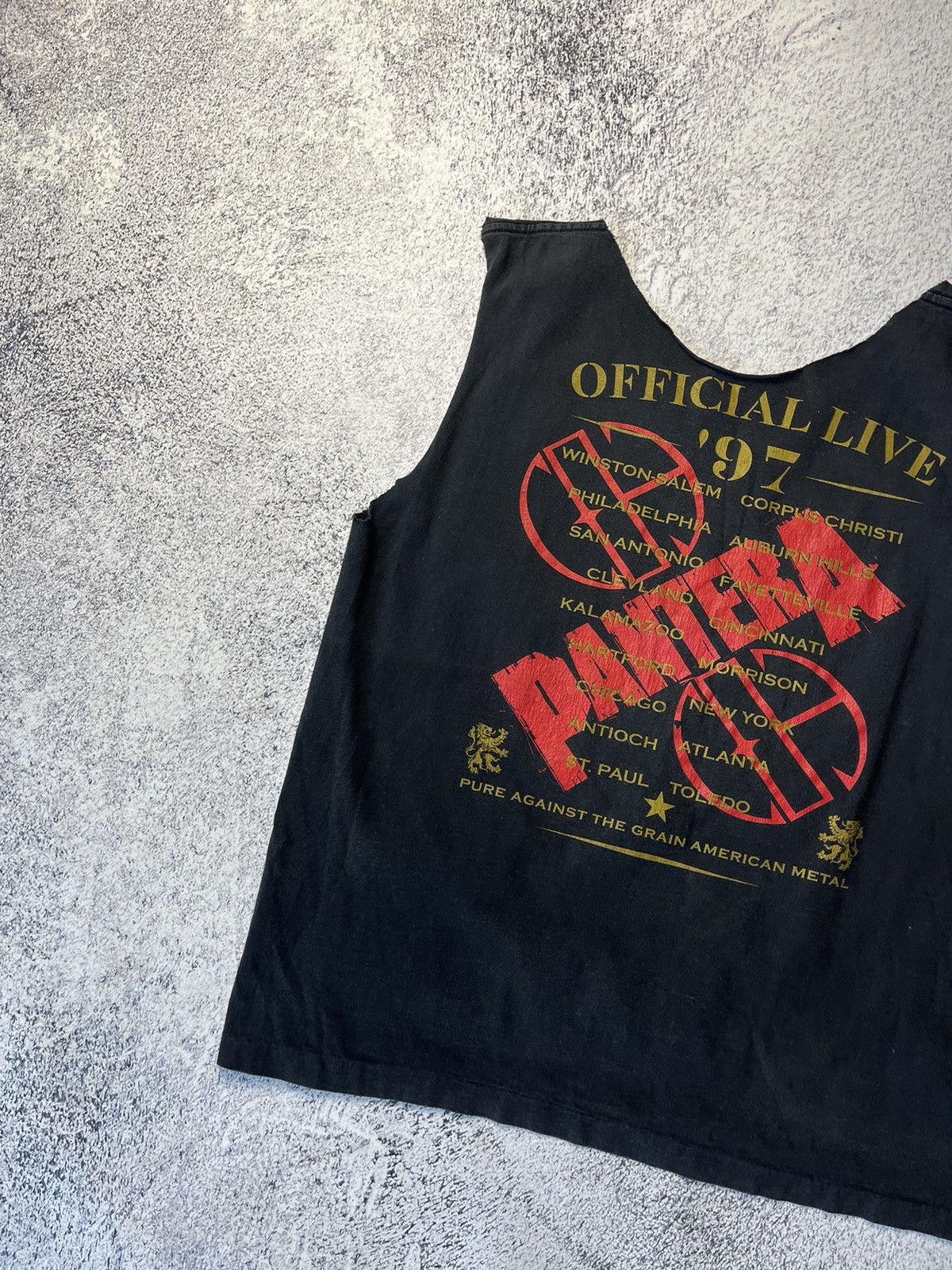 Band Tees 1997 Pantera Pure Against The Grain American Metal Size US L / EU 52-54 / 3 - 14 Thumbnail