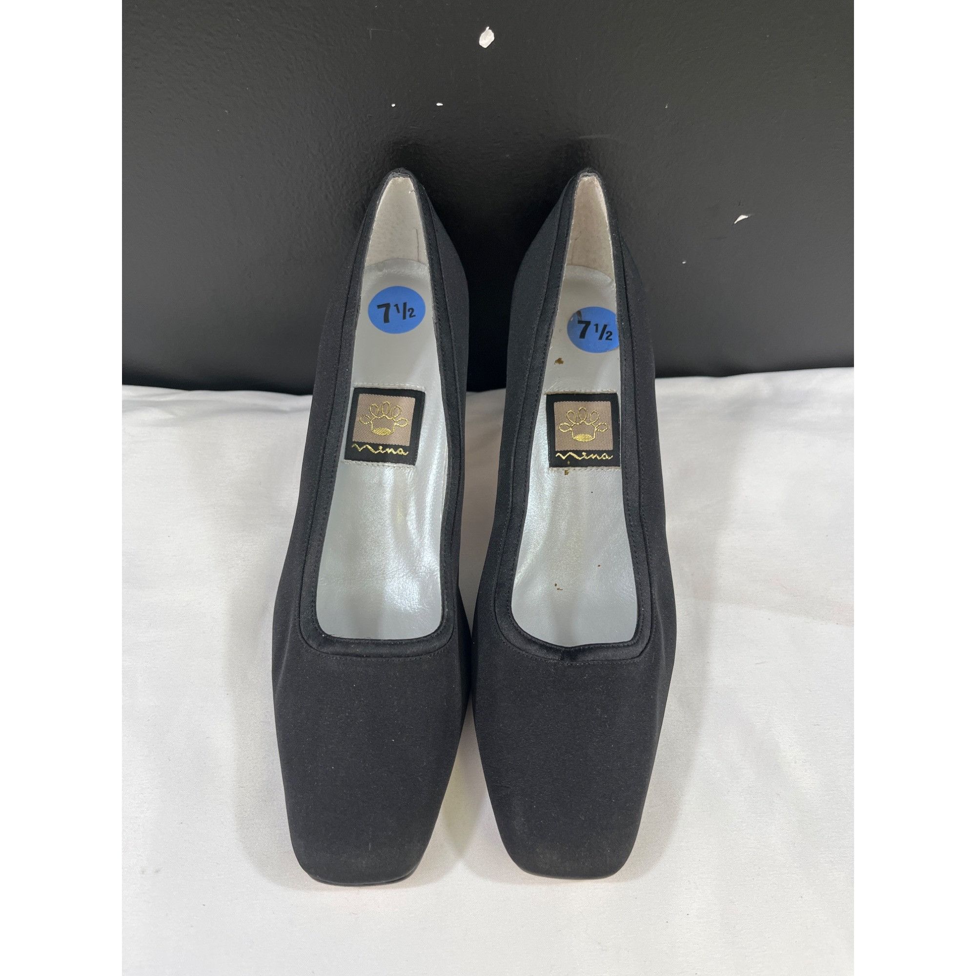 Other Nina Women's Black Leather Shoes/Heels Size 7.5 SKU 5769 Size US 7.5 / IT 37.5 - 2 Thumbnail