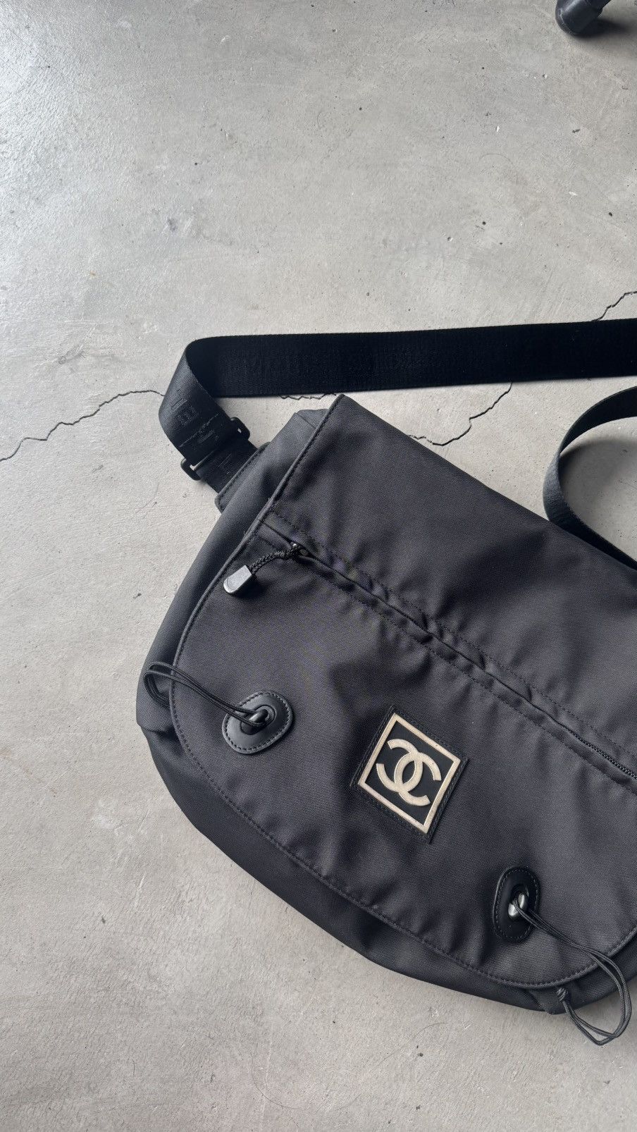 Chanel Chanel Sport Line Buckle Messenger Bag Nylon Large Size ONE SIZE - 2 Thumbnail