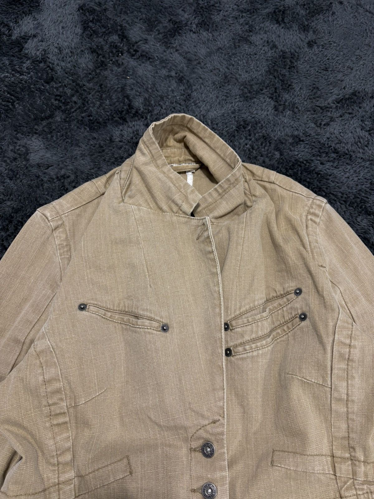 Hysteric Glamour × Undercover 00s Napoleon Military Jacket Coat YSL PPFM Balmain Vibe Size L / US 10 / IT 46 - 4 Thumbnail