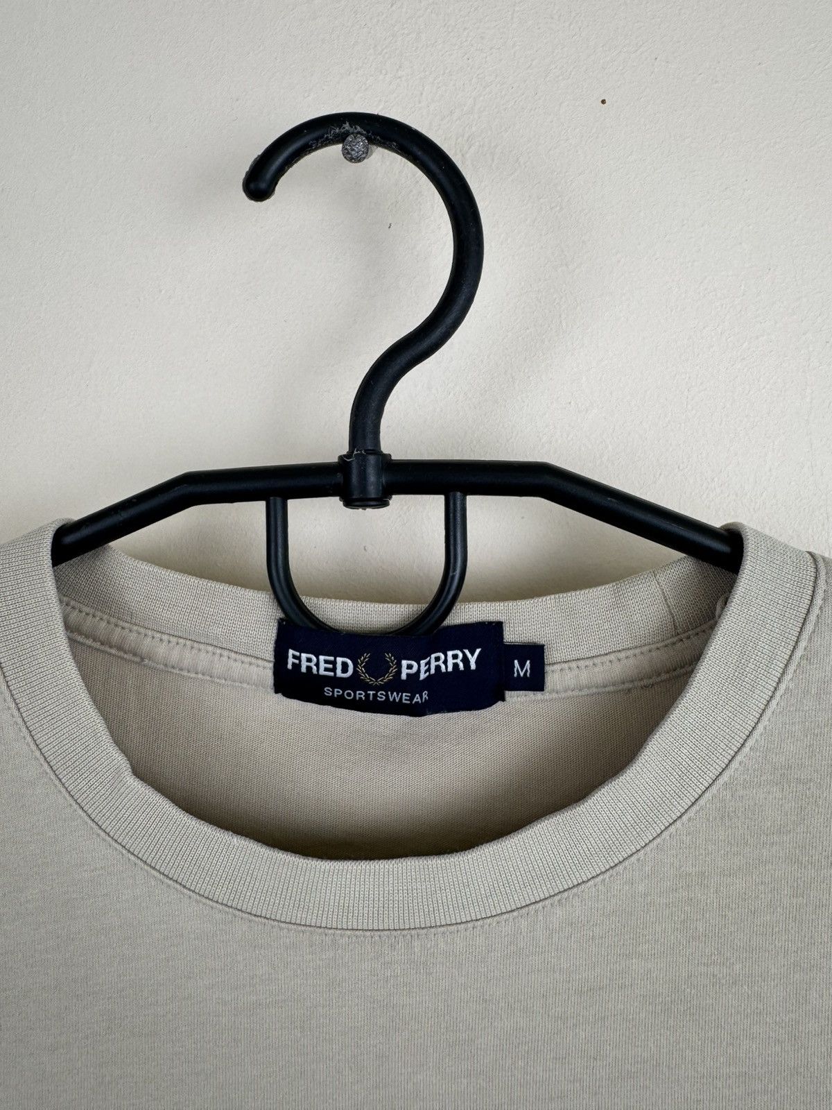 Fred Perry Fred Perry T shirt Casual Street Football Beige White M Size US M / EU 48-50 / 2 - 10 Thumbnail