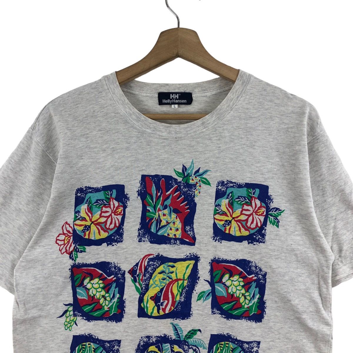 Helly Hansen Vintage 90s HELLY HANSEN T-Shirt Outdoor Style Size US L / EU 52-54 / 3 - 2 Thumbnail
