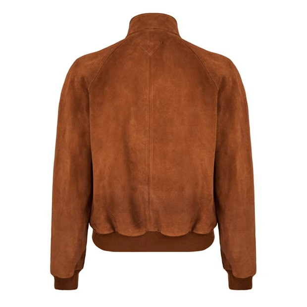 Prada Suede Bomber Jacket Size US M / EU 48-50 / 2 - 2 Thumbnail