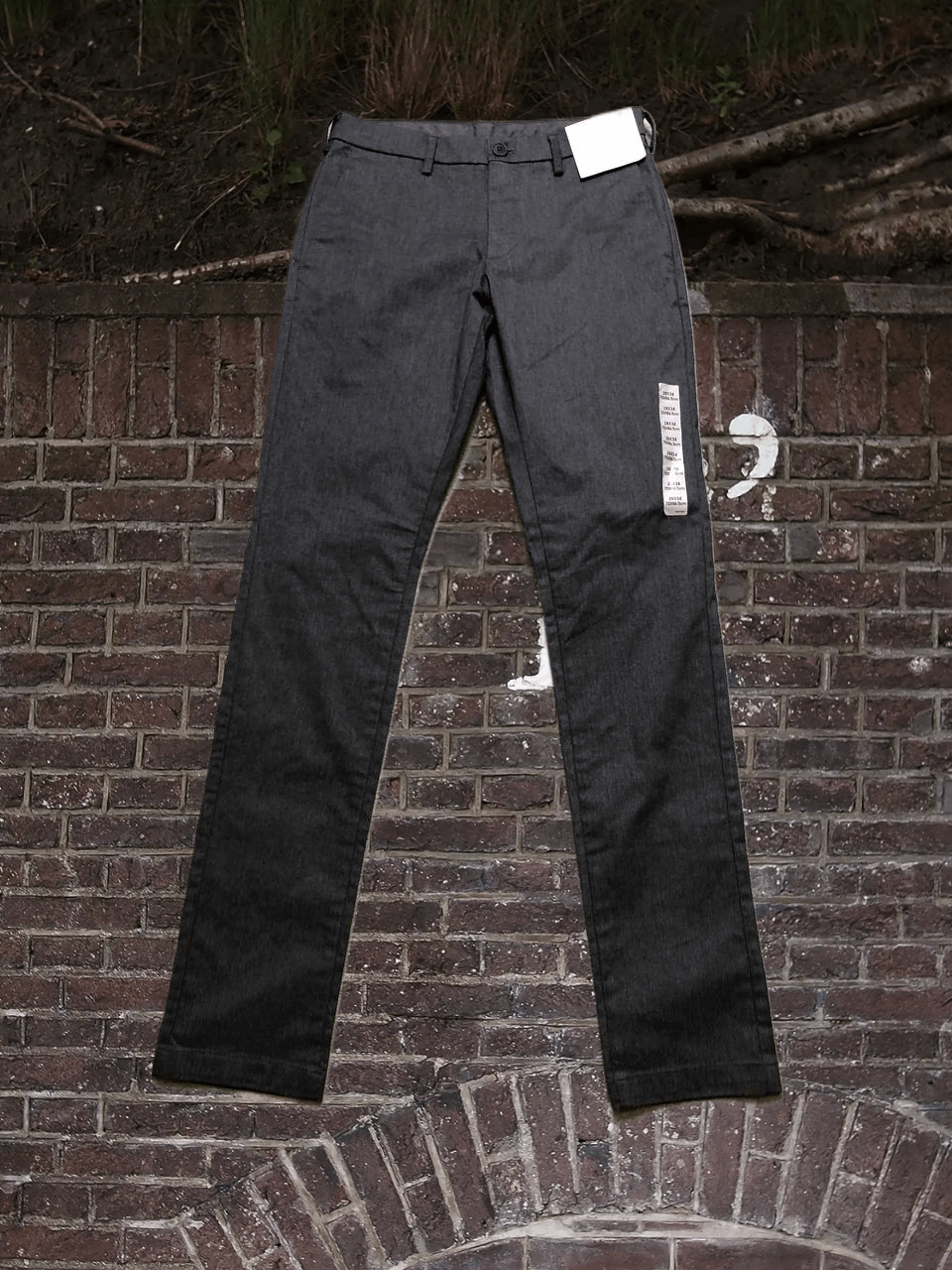 Uniqlo Casual Pants gray Vintage Uniqlo Y2K streetwear Size US 28 / EU 44 - 1 Thumbnail