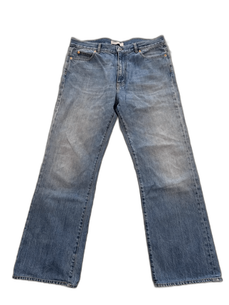 Valentino Valentino Classic Denim Jeans in Light Blue Size US 33 - 1 Thumbnail