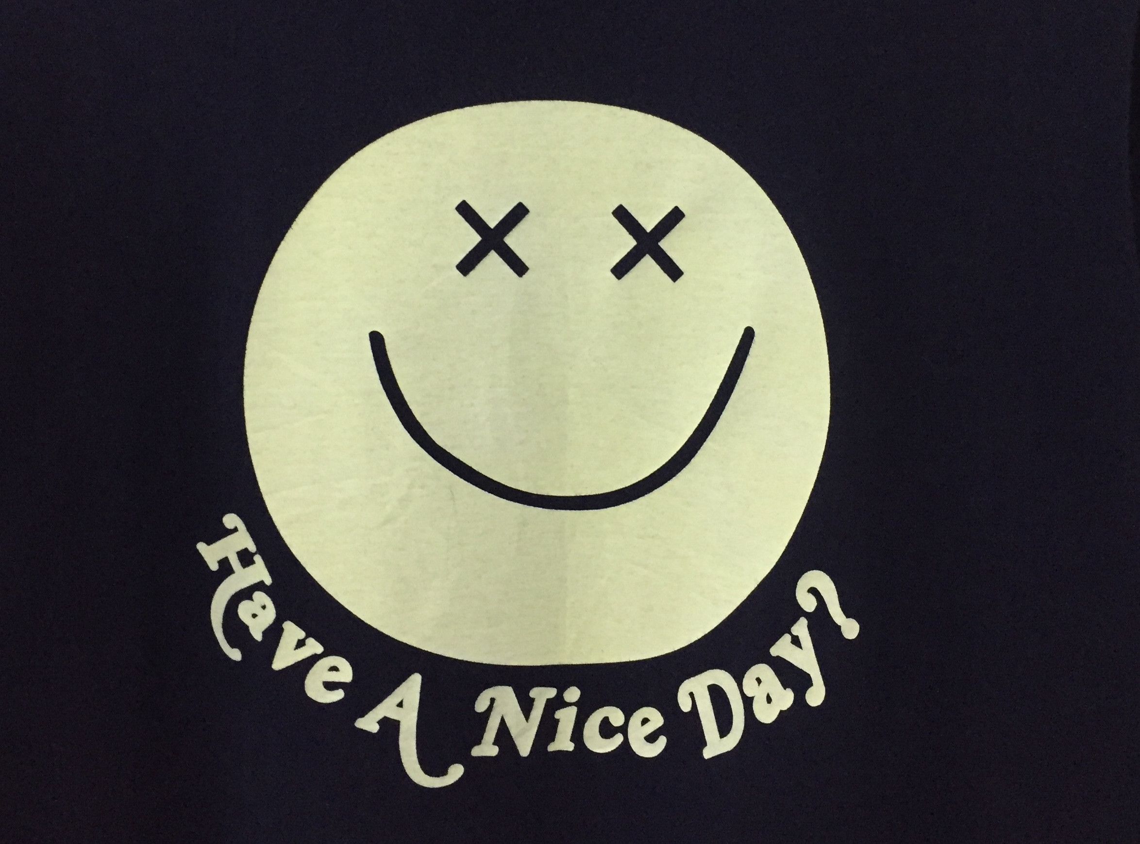 Beams Japan × Beams Plus × Japanese Brand BEAMS HAVE A NICE DAY SMILEY JAPANESE BRAND TSHIRT Size US L / EU 52-54 / 3 - 6 Thumbnail