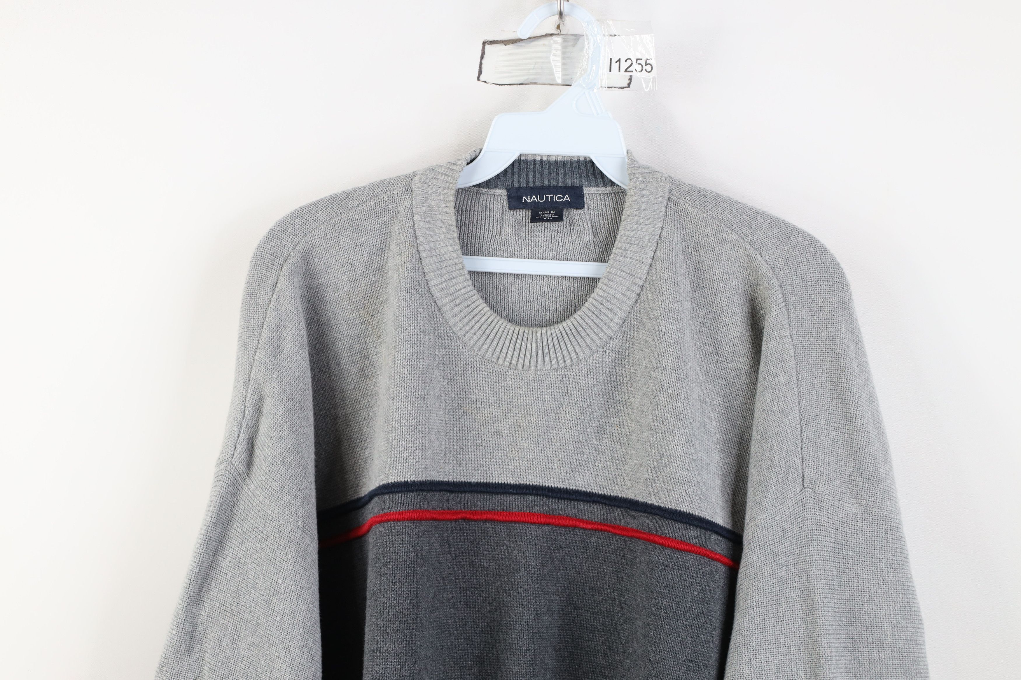 Nautica Vintage Nautica Block Sailing Cotton Knit Crewneck Sweater Size US XL / EU 56 / 4 - 2 Thumbnail