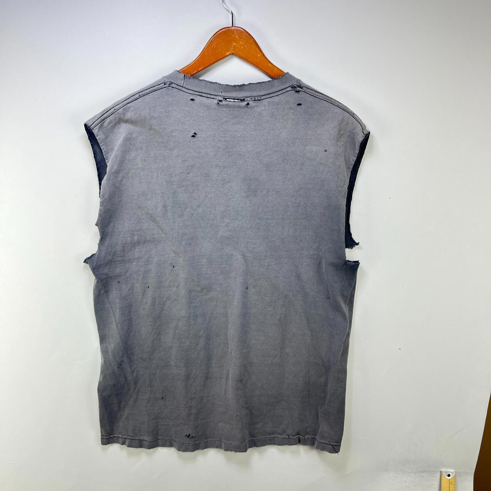 Vintage Vintage 90s Sun Faded Skull Choppers Flames Shirt XL Size US XL / EU 56 / 4 - 8 Thumbnail