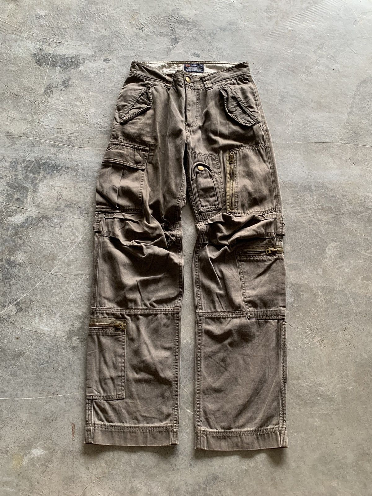 Alpha Industries × Vintage vintage alpha industries cargo tactical techwear distressed Size US 29 - 1 Thumbnail