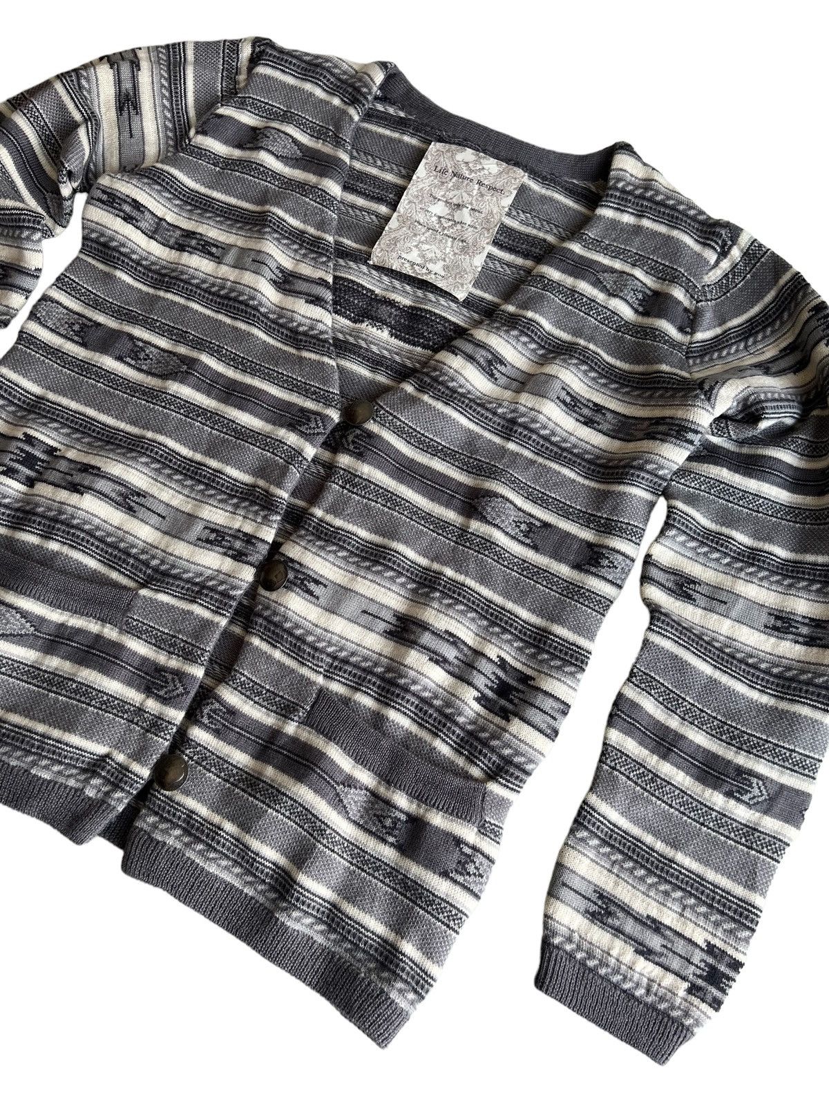 GOA Aztec Chimayo Native GOA Cargo Bondage Knit Cardigan Sweats Size US S / EU 44-46 / 1 - 2 Thumbnail