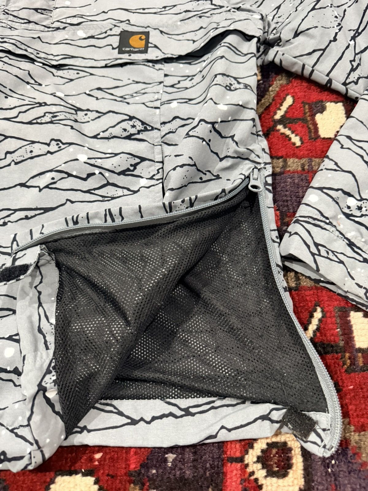 Carhartt Carhartt Nimbus Pullover Deep Freeze Print Tiger Camo Grey Size US S / EU 44-46 / 1 - 3 Thumbnail
