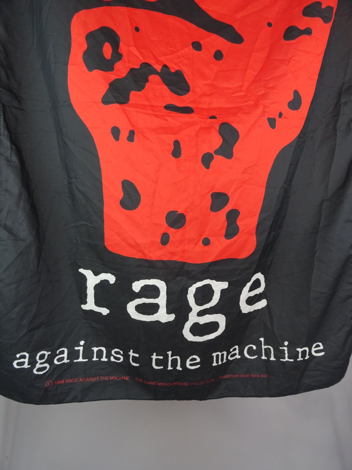 Vintage 1994 Vintage Rage Against the Machine Banner Flag Tapestry Size US M / EU 48-50 / 2 - 2 Thumbnail