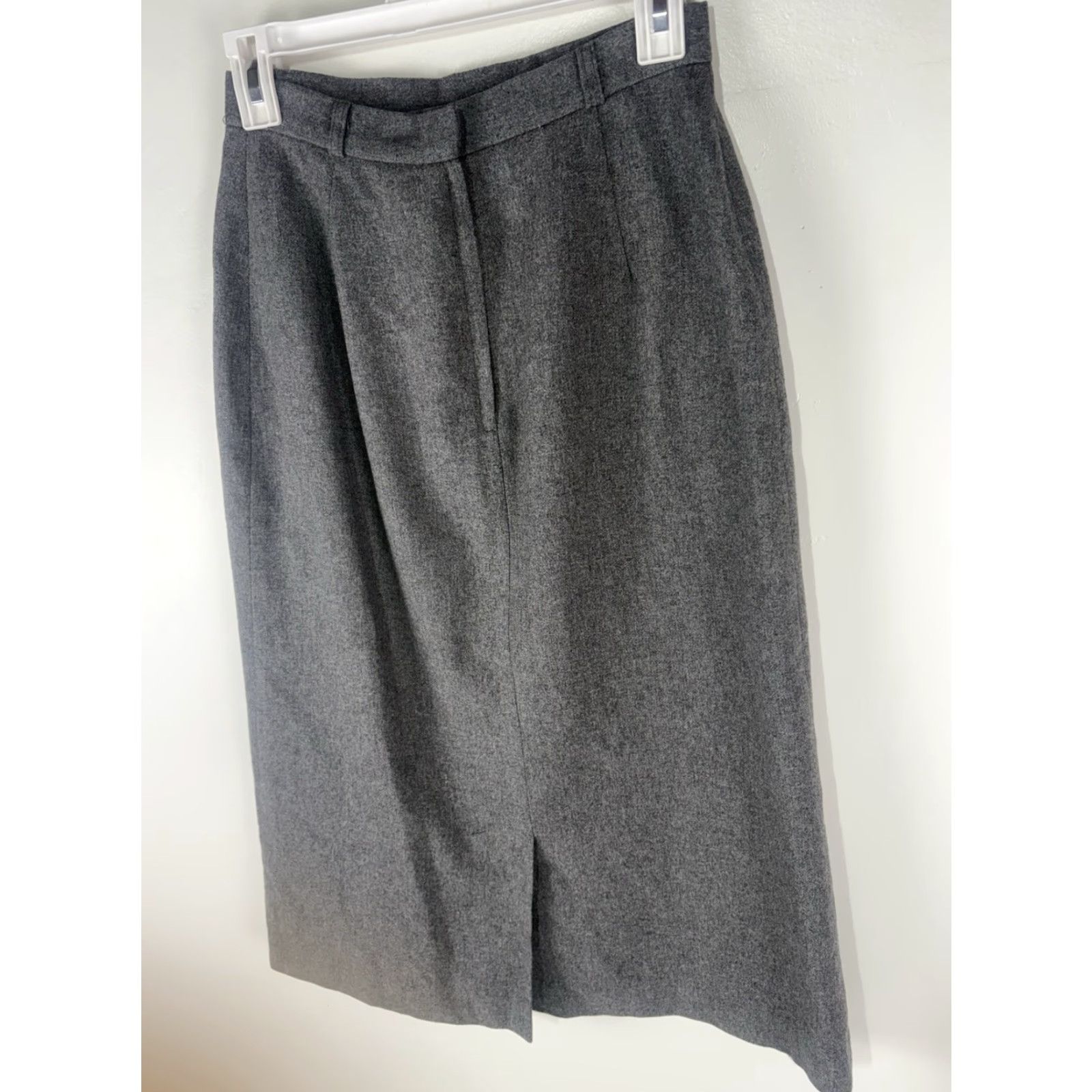 Vintage Vintage Haberdashery Gray Wool Blend Maxi Skirt Womens Size 8 Hong Kong Size 30" / US 8 / IT 44 - 4 Thumbnail