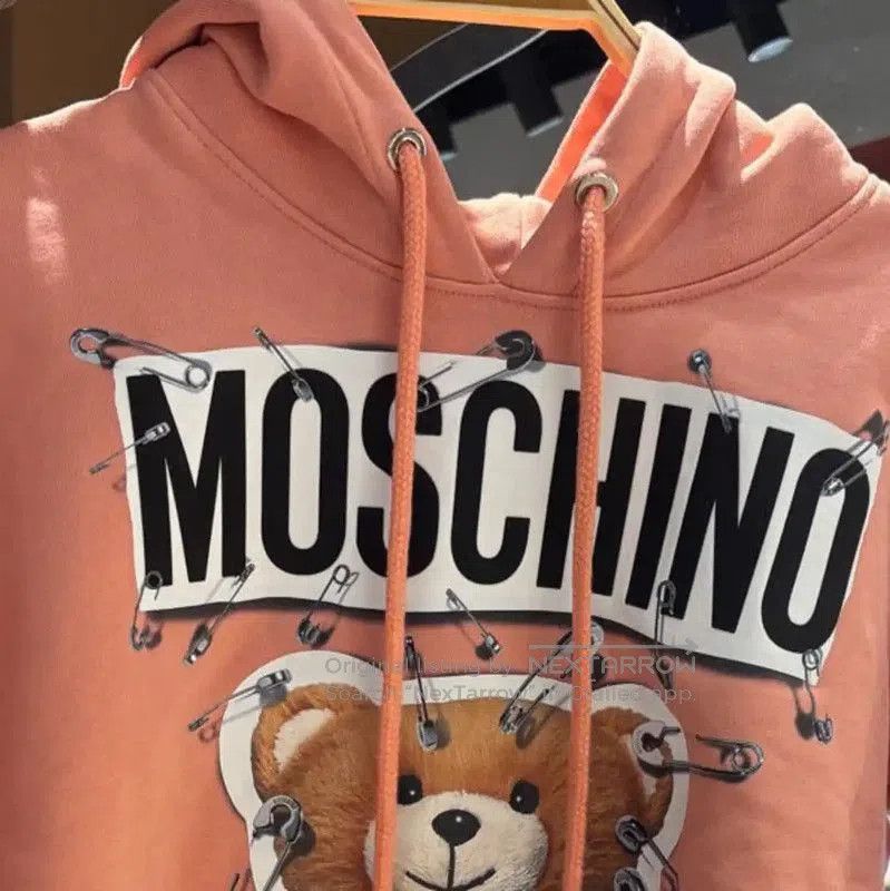 Moschino Moschino Pink Cotton Women's Hoodie . Size XS / US 0-2 / IT 36-38 - 2 Thumbnail