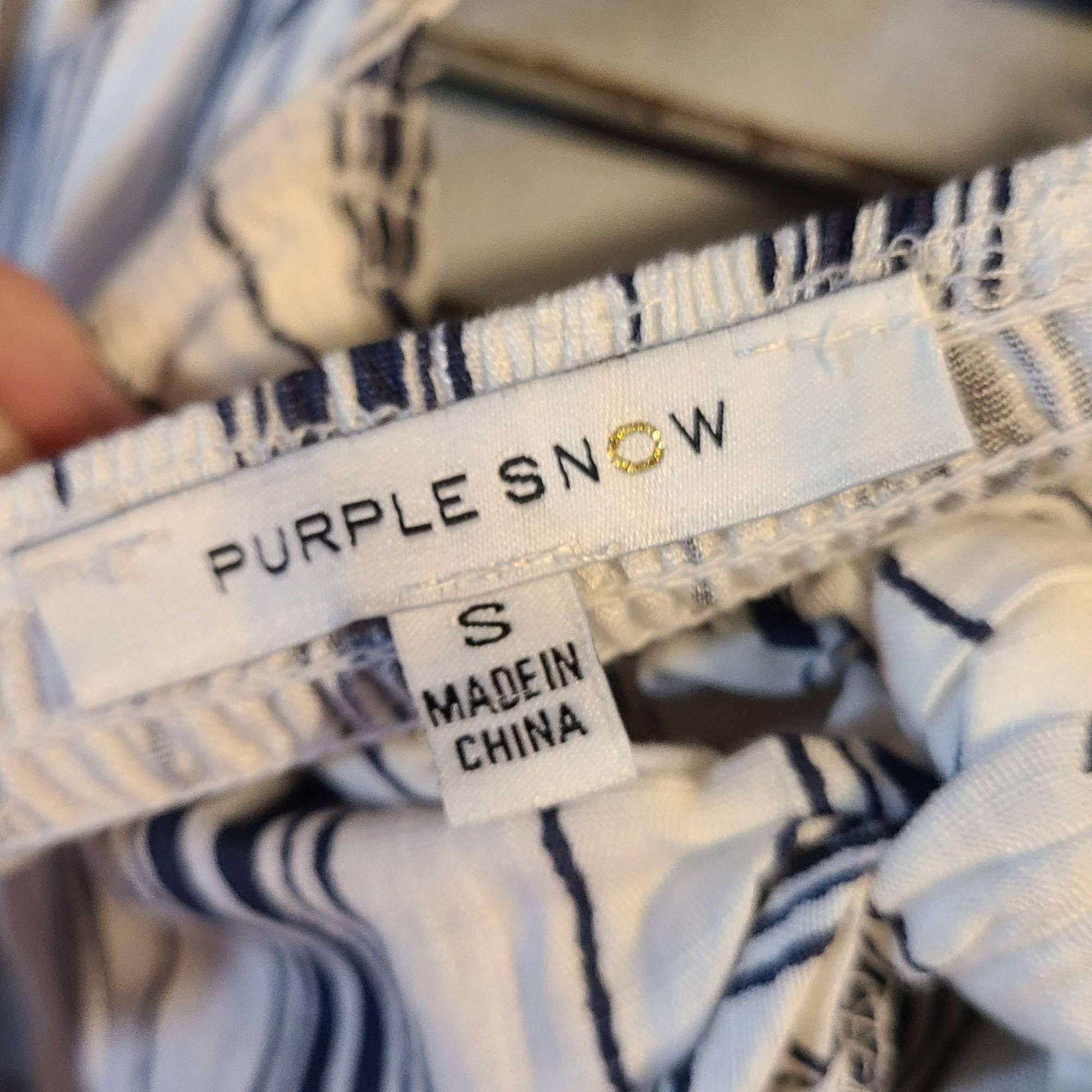 Other Purple Snow Sm Striped Sundress Size S / US 4 / IT 40 - 3 Thumbnail