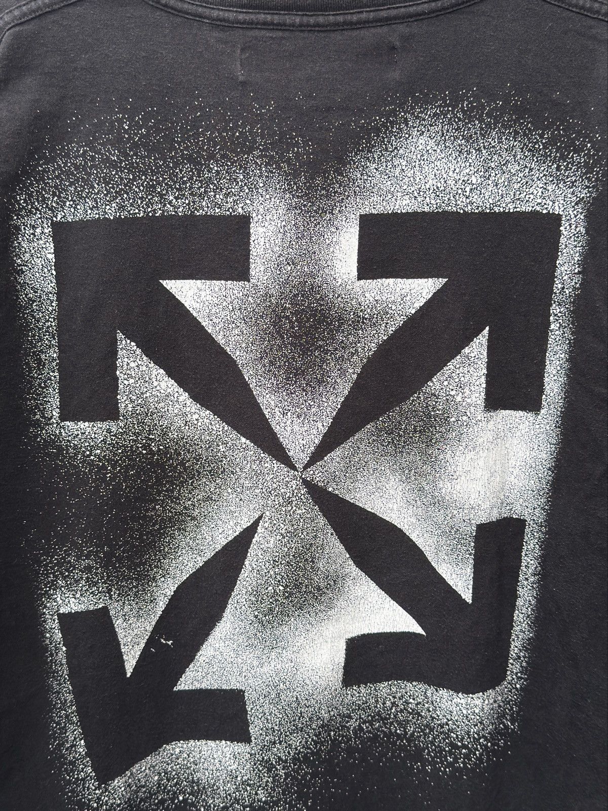 Off-White Off-White Stencil Arrows Black T Shirt Size US S / EU 44-46 / 1 - 3 Thumbnail