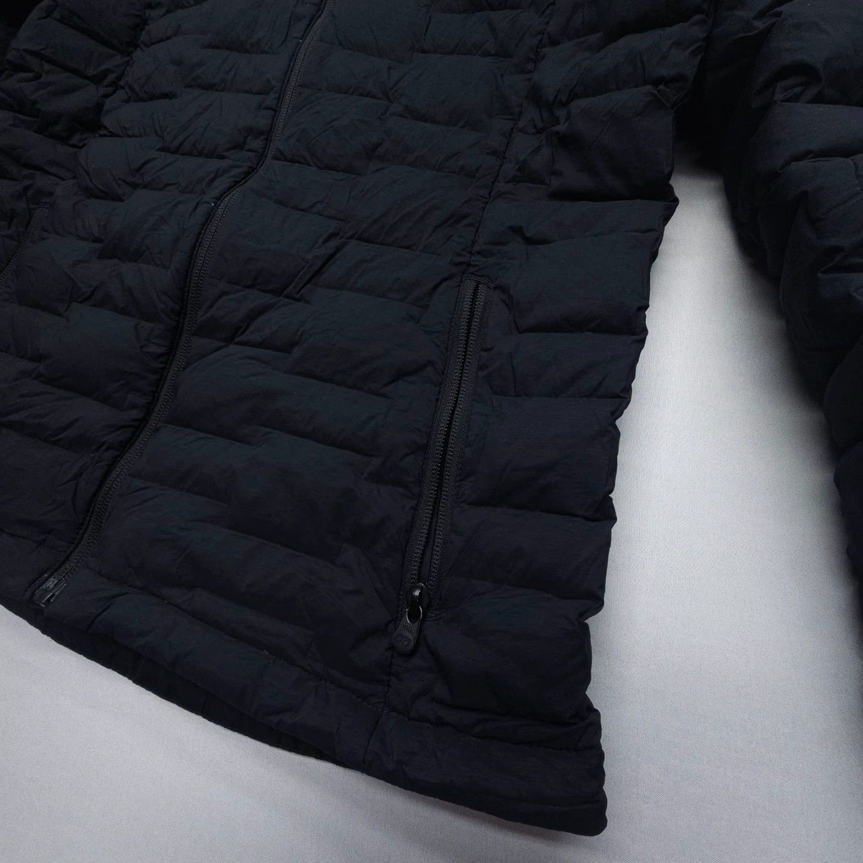 Vintage Klim Luna Stretch Down Insulated Hooded Jacket Black Zip Size Small Car Logos Women Mid-Length Puffer Jacket Size S / US 4 / IT 40 - 6 Thumbnail