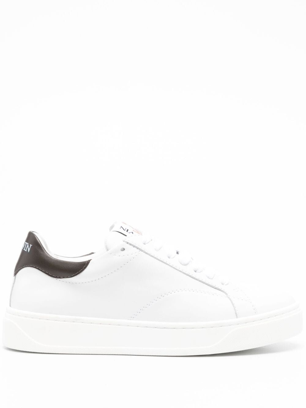Lanvin DDB0 SNEAKER WITH CONTRASTED EMBROIDERIES Size US 8 / IT 38 - 1 Thumbnail