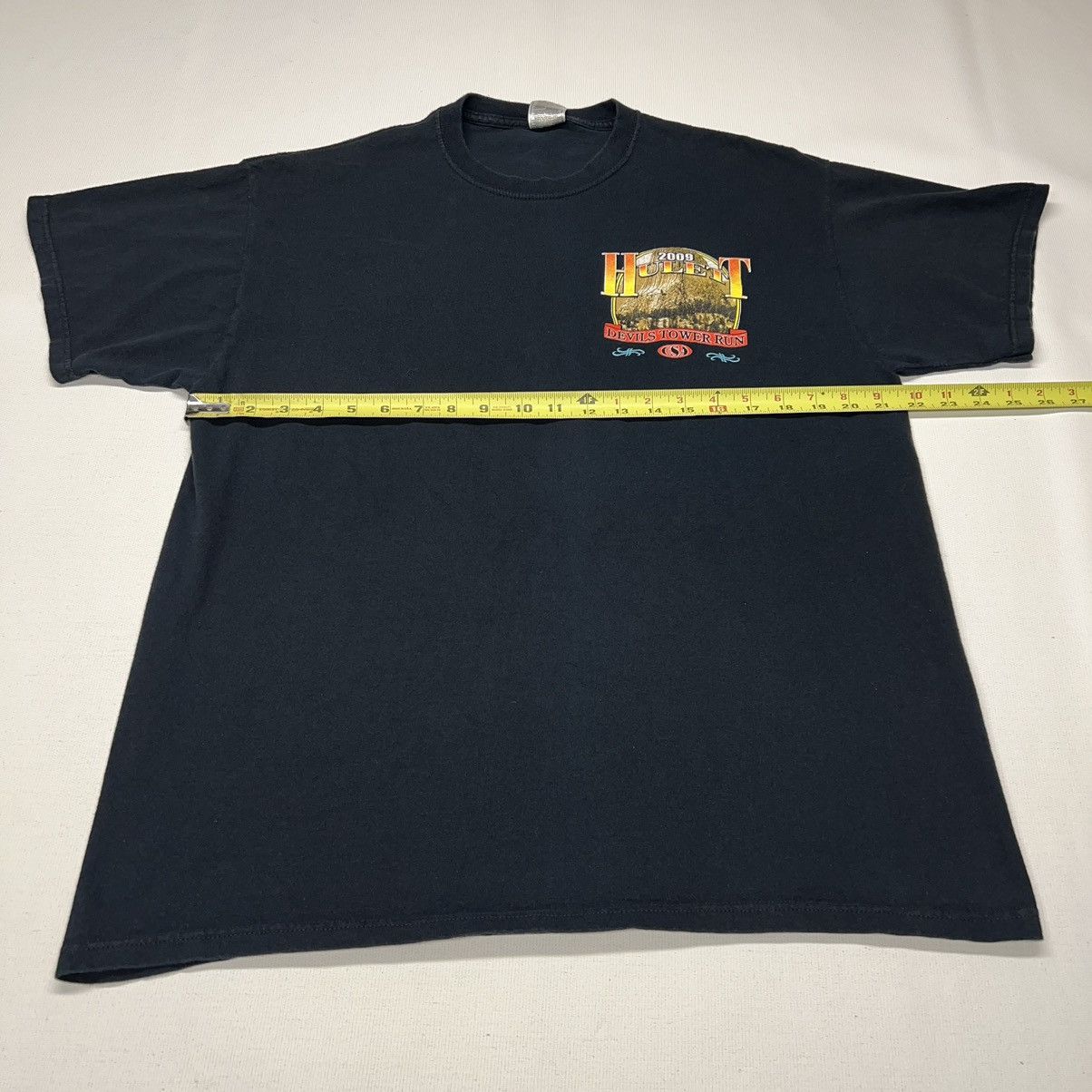 Vintage Motorcycle Tee Shirt Devils Tower Run Hulett Wyoming Biker Size US XL / EU 56 / 4 - 15 Thumbnail
