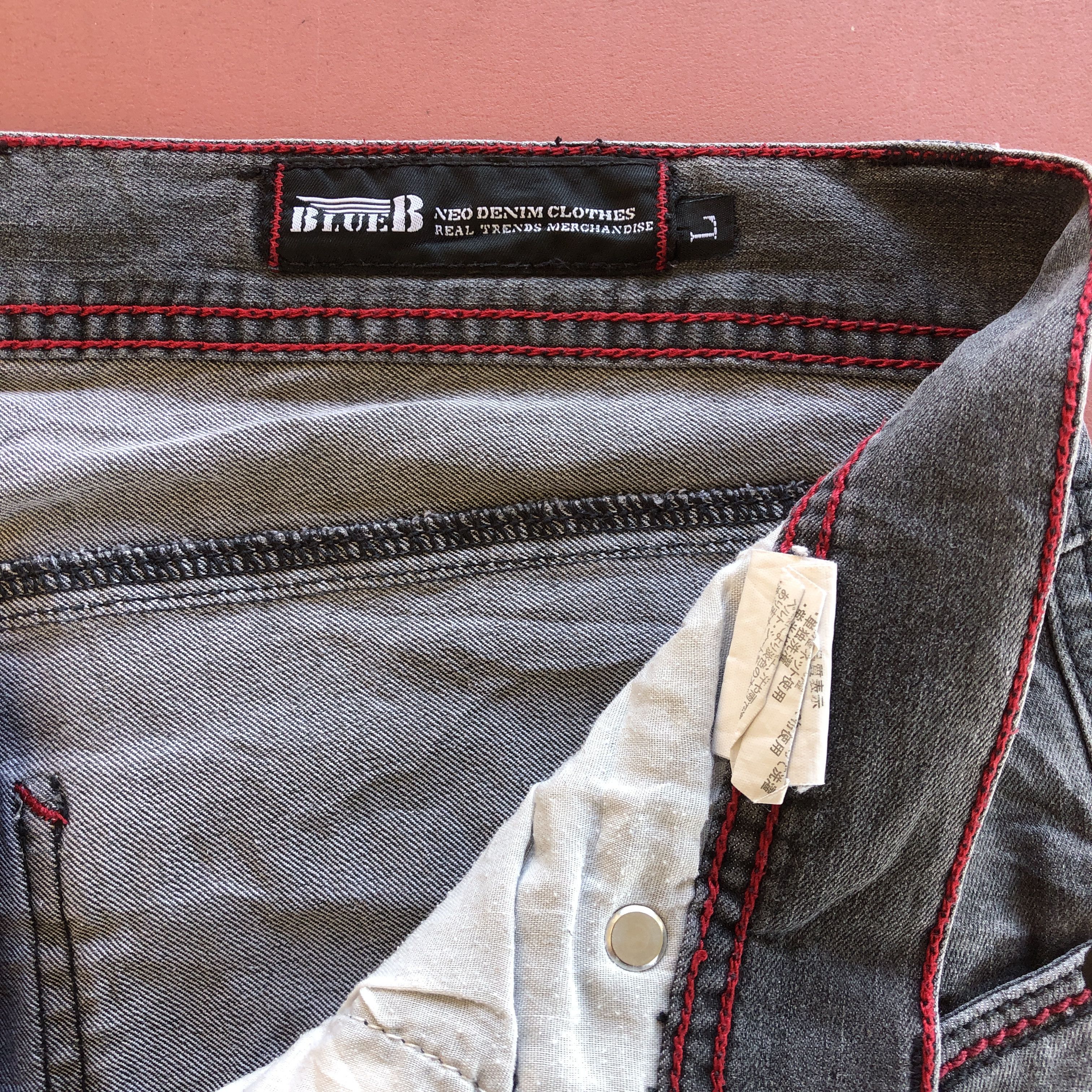 Japanese Brand Blue B Motorcycle Cargo Pants Multipockets Utility Trousers Size US 30 / EU 46 - 6 Thumbnail