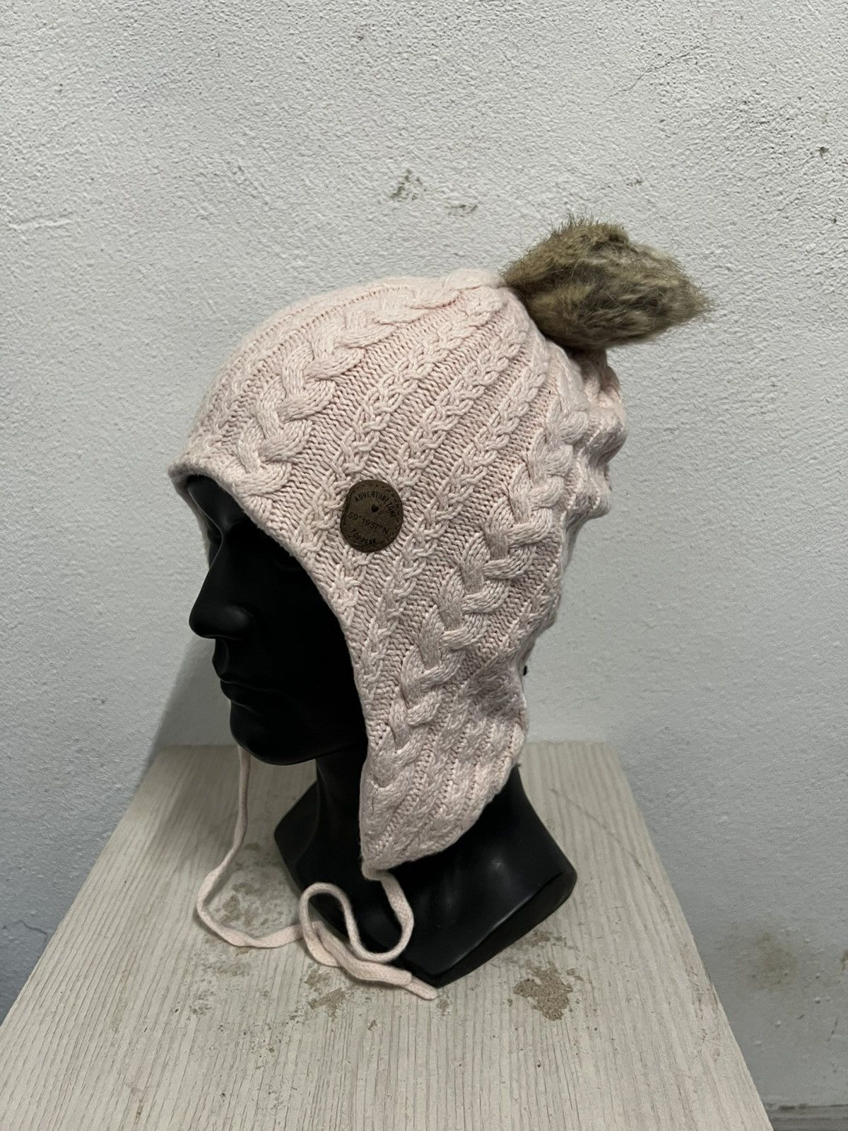 Vintage Vintage H&M Knit Earflap Beanie Hat Size ONE SIZE - 3 Thumbnail