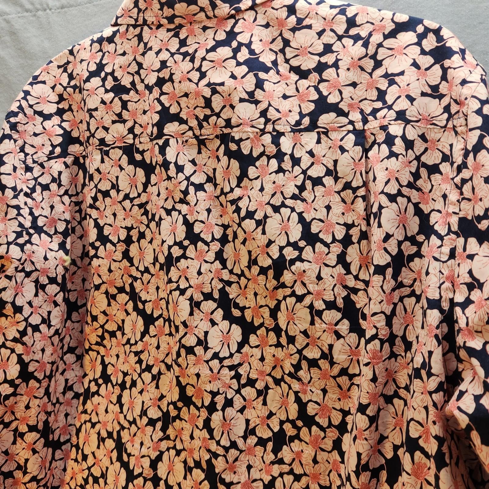Club Room Club Room Pink Floral Print Mens Button Down Shirt Size XL Size US XL / EU 56 / 4 - 7 Thumbnail