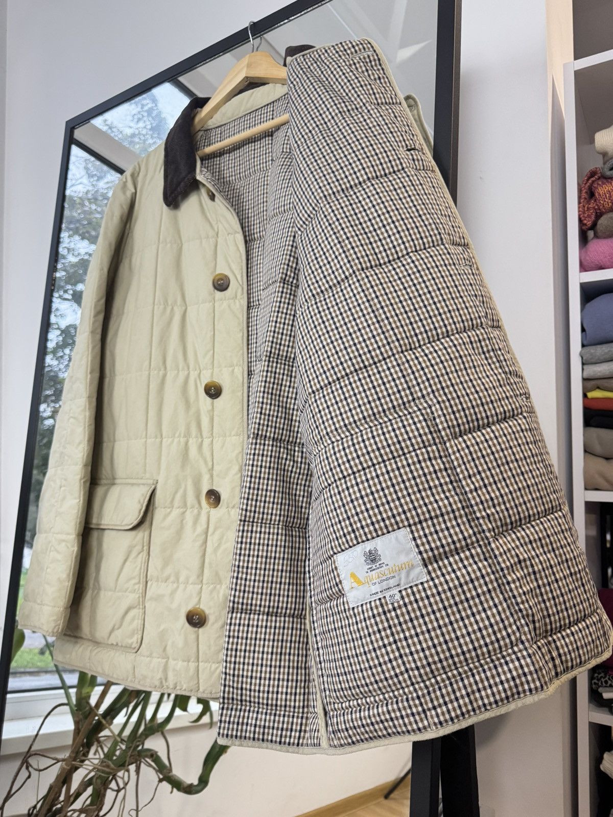 Aquascutum Aquascutum vintage quilted jacket size L-XL Size US L / EU 52-54 / 3 - 5 Thumbnail