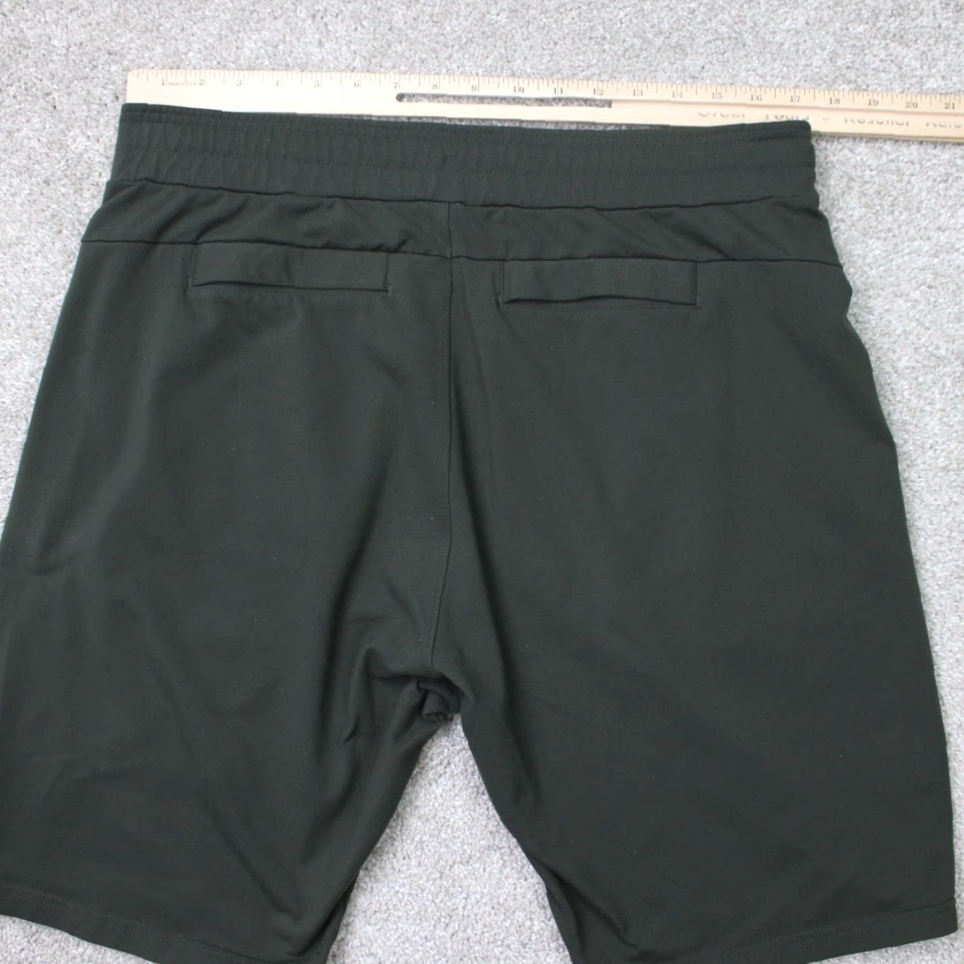 Vintage Public Rec Shorts Mens 36 Green 9" Performance Athleisure Drawstring Athletic Size US 36 / EU 52 - 5 Thumbnail