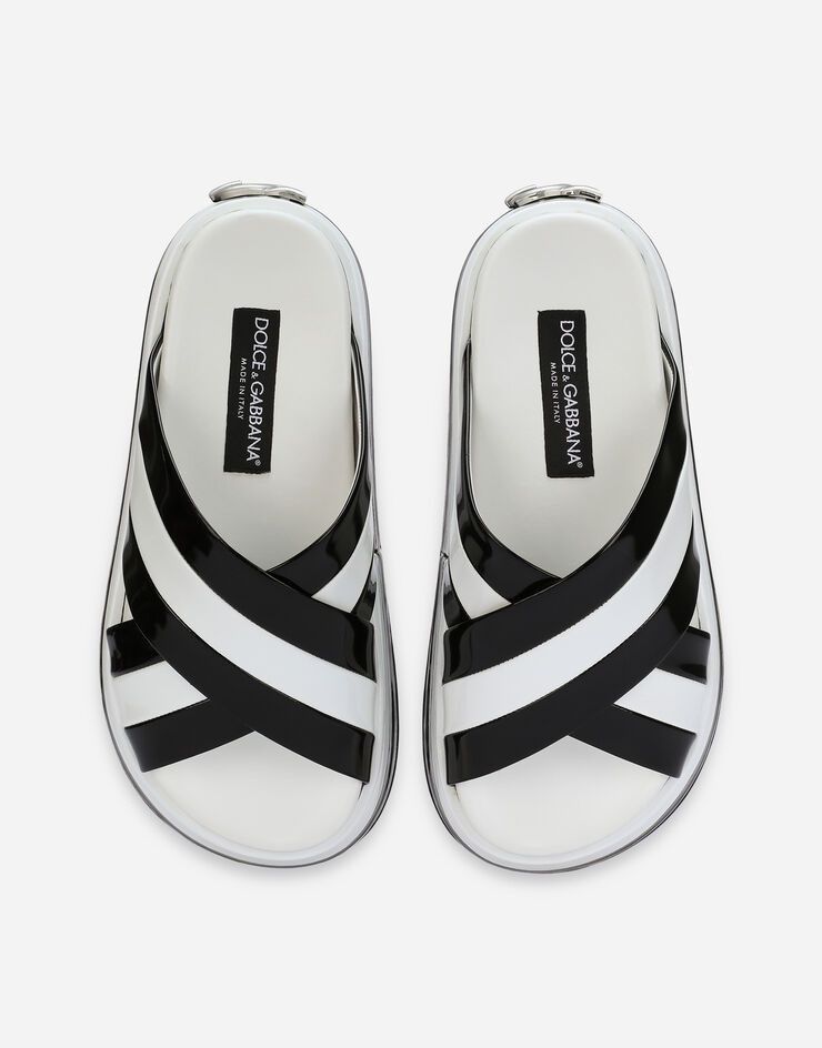 Dolce & Gabbana o1y0925 Slippers in White/Black Size US 6.5 / IT 36.5 - 4 Thumbnail