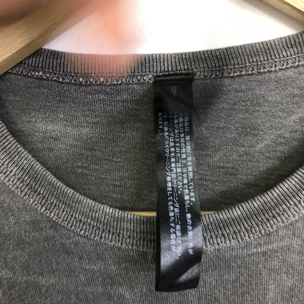 wjk WJK ASH GREY POCKET JAPAN BRAND MINIMALIST TSHIRT Size US S / EU 44-46 / 1 - 10 Thumbnail