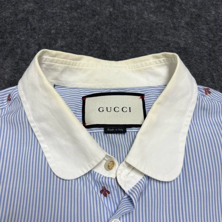 Gucci Gucci Size OS Bee pattern long-sleeved shirt size OS 2501-N Size US XS / EU 42 / 0 - 7 Thumbnail