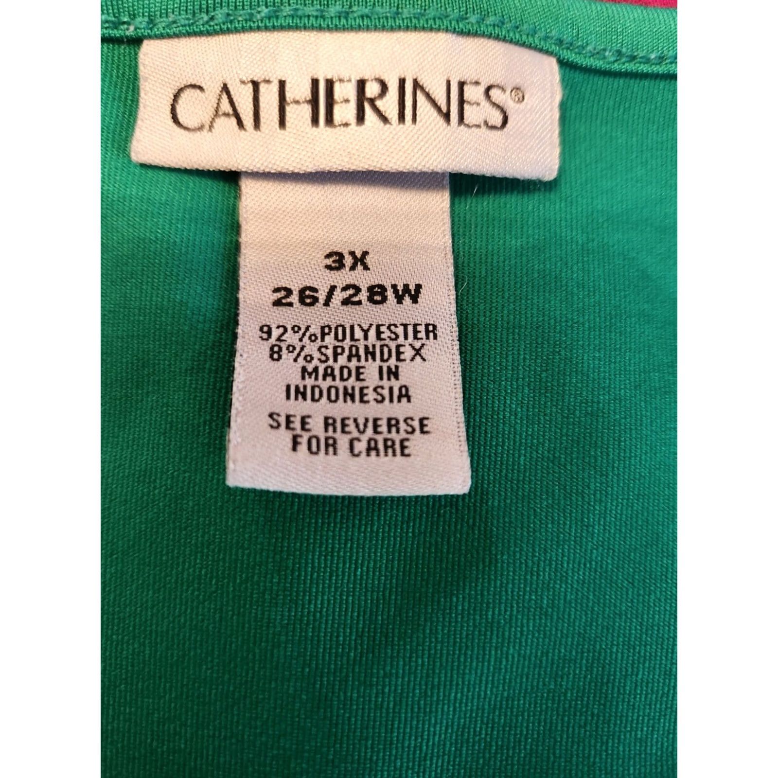 Vintage Catherines Basic Kelly Green Sleeveless Silky Tank Top Shirt 3X 26 28 Shirt Tank 3X Green Womens Plus Sleeveless Basic Easy Care Size XXL / US 16-18 / IT 52-54 - 6 Thumbnail
