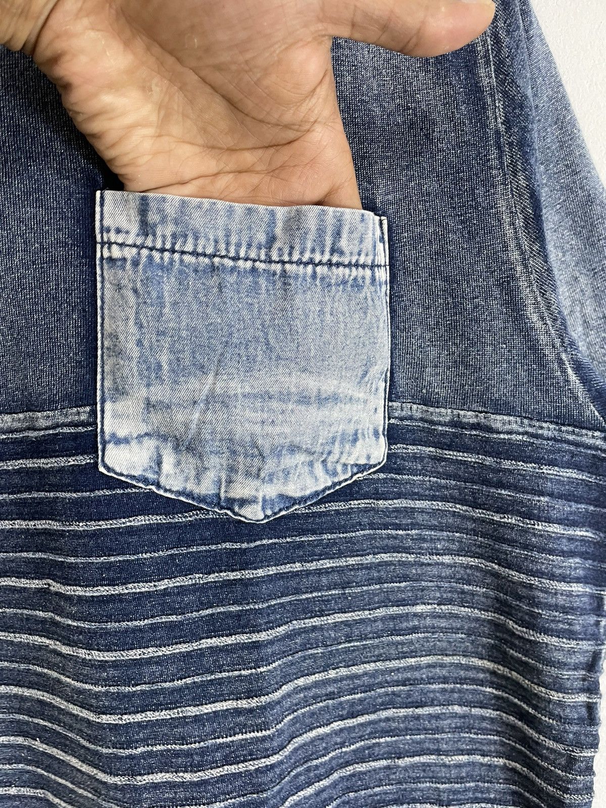 If Six Was Nine Beno Distressed Washed Tees ifsix lgb style Size US L / EU 52-54 / 3 - 5 Thumbnail
