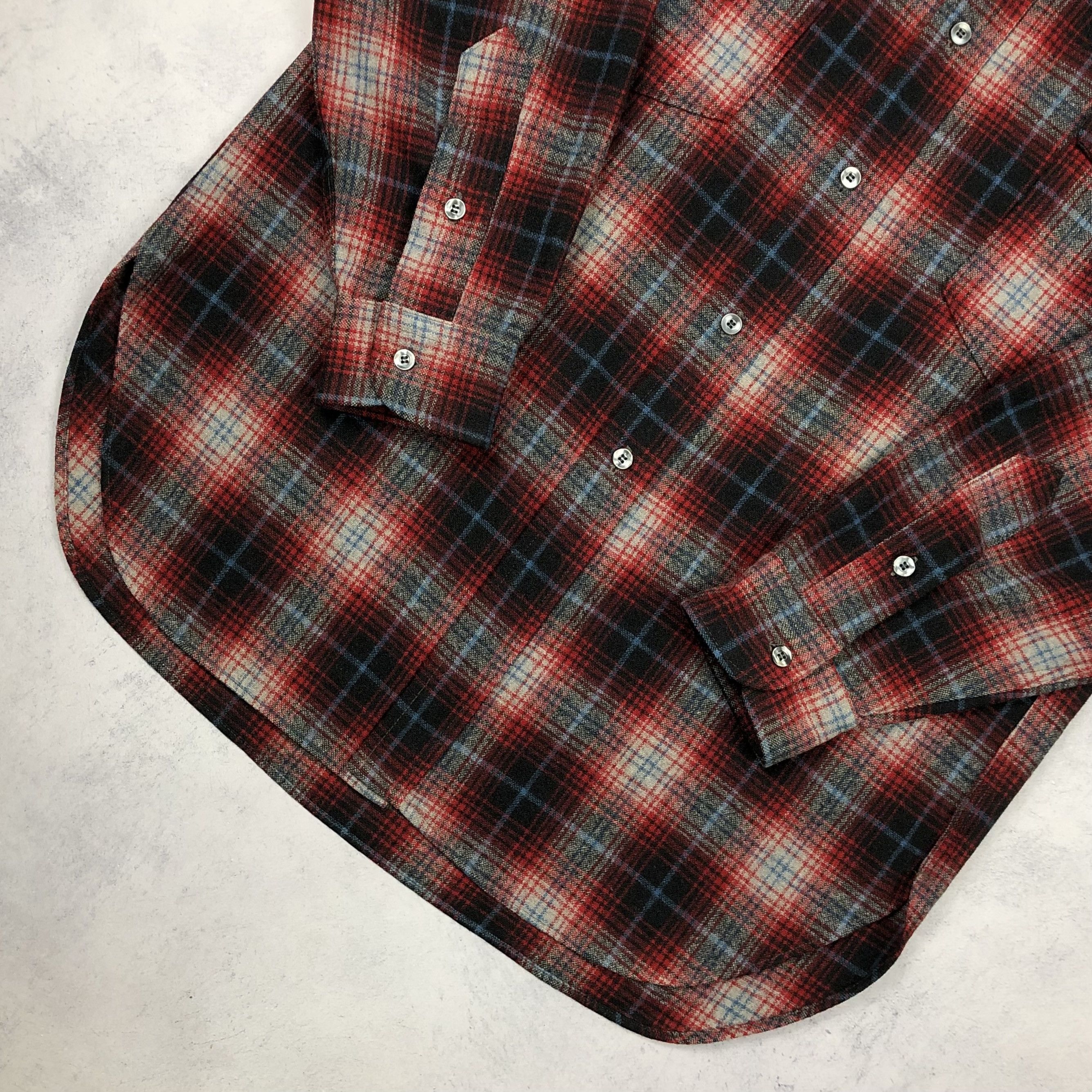 Pendleton Vintage Pendleton Flannel Plaid USA Pure Virgin Wool Shirt Size US L / EU 52-54 / 3 - 9 Thumbnail
