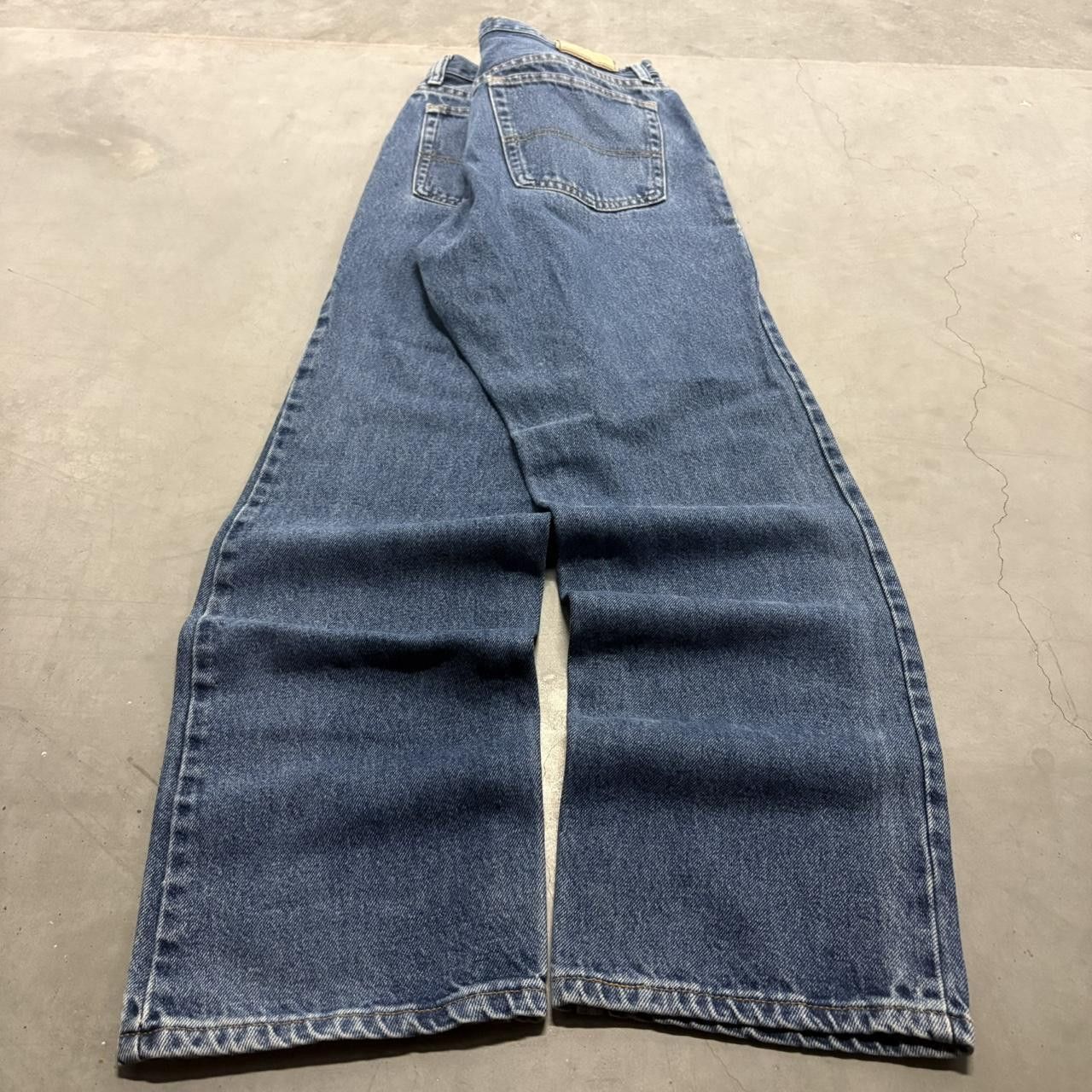Vintage Crazy Vintage Y2K/2000s Baggy Grunge Streetwear Style Dark Wash Denim Jeans! Size US 33 - 4 Thumbnail