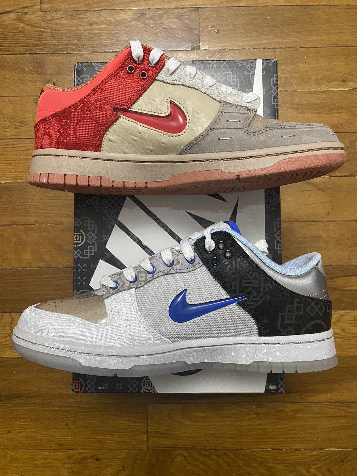 CLOT × Nike Size 6 - Nike Dunk Low SP What The CLOT with Card Men’s Size US 6 / EU 39 - 4 Thumbnail