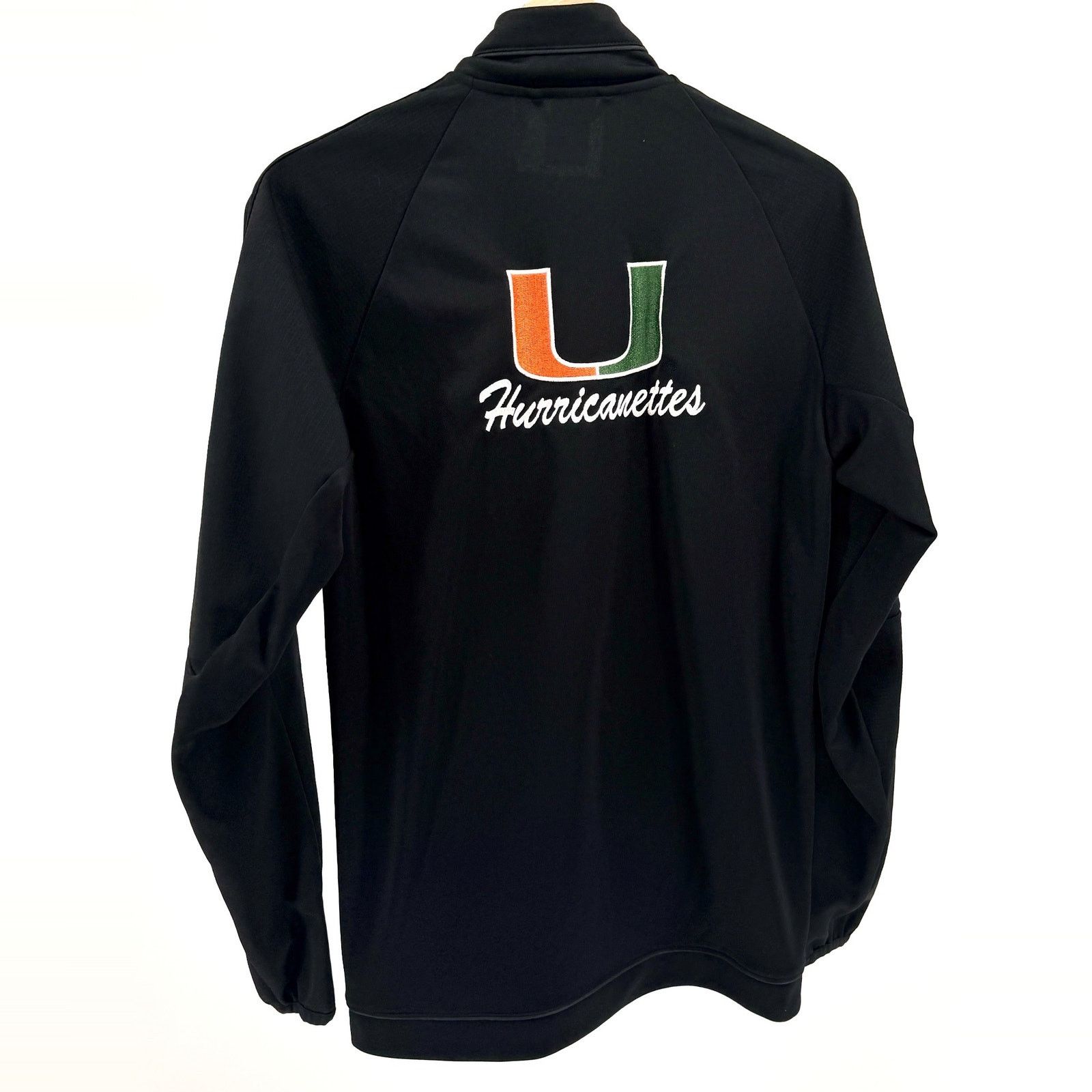 Adidas Black Climalite Miami Hurricanettes Training Jacket Size S / US 4 / IT 40 - 1 Thumbnail