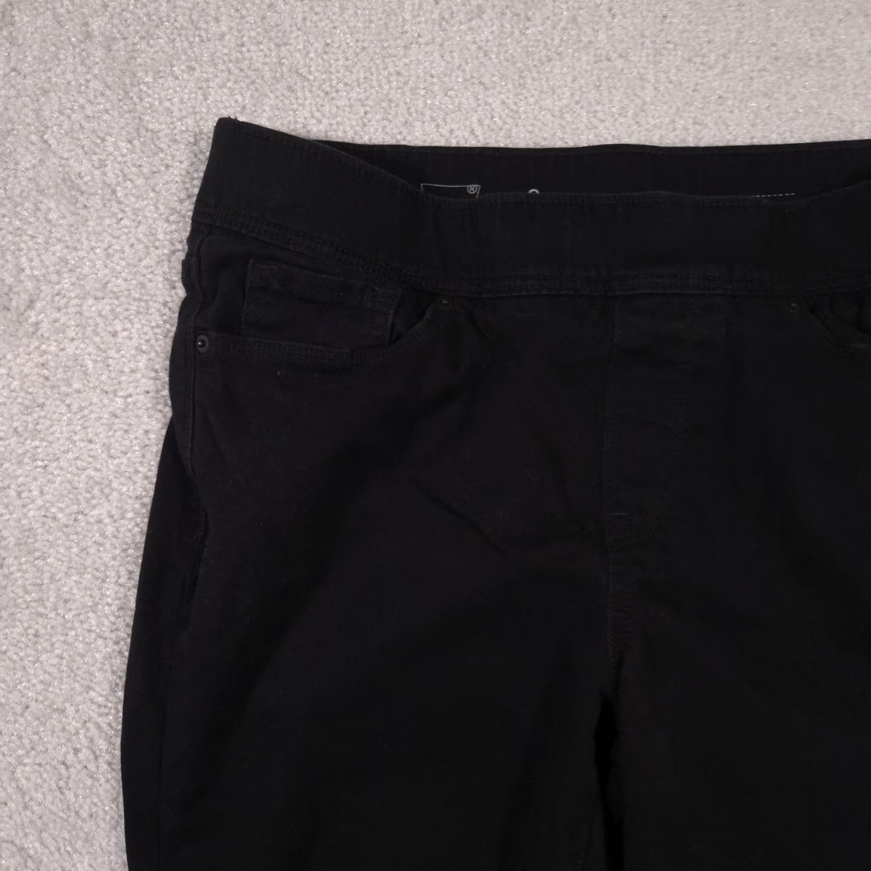 Levi's Levi'S Women Jeans 8 Black Pull On Skinny Stretch Mid Rise Casual Size 30" / US 8 / IT 44 - 4 Thumbnail