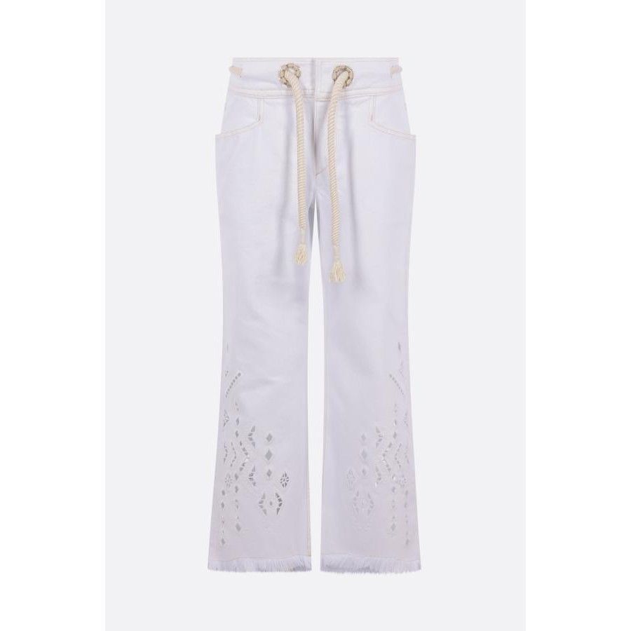 Isabel Marant ISABEL MARANT Alison White Flared Denim Jeans New & Authenti Size 30" / US 8 / IT 44 - 1 Thumbnail