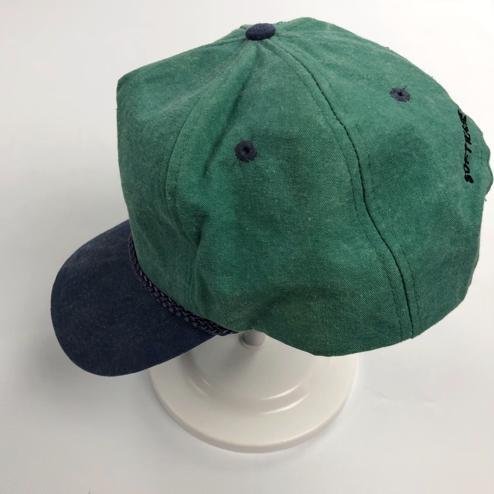 Doublet VINTAGE Cobra Snapback Hat Men One Size Green Rope Double Snap Adjustable 90s Classic Fishing Camouflage Size ONE SIZE - 6 Thumbnail