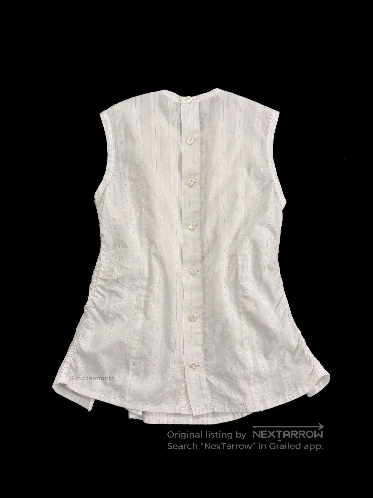 Comme des Garcons Comme des Garçons 3D Pleated Sleeveless Top. Size M / US 6-8 / IT 42-44 - 2 Thumbnail