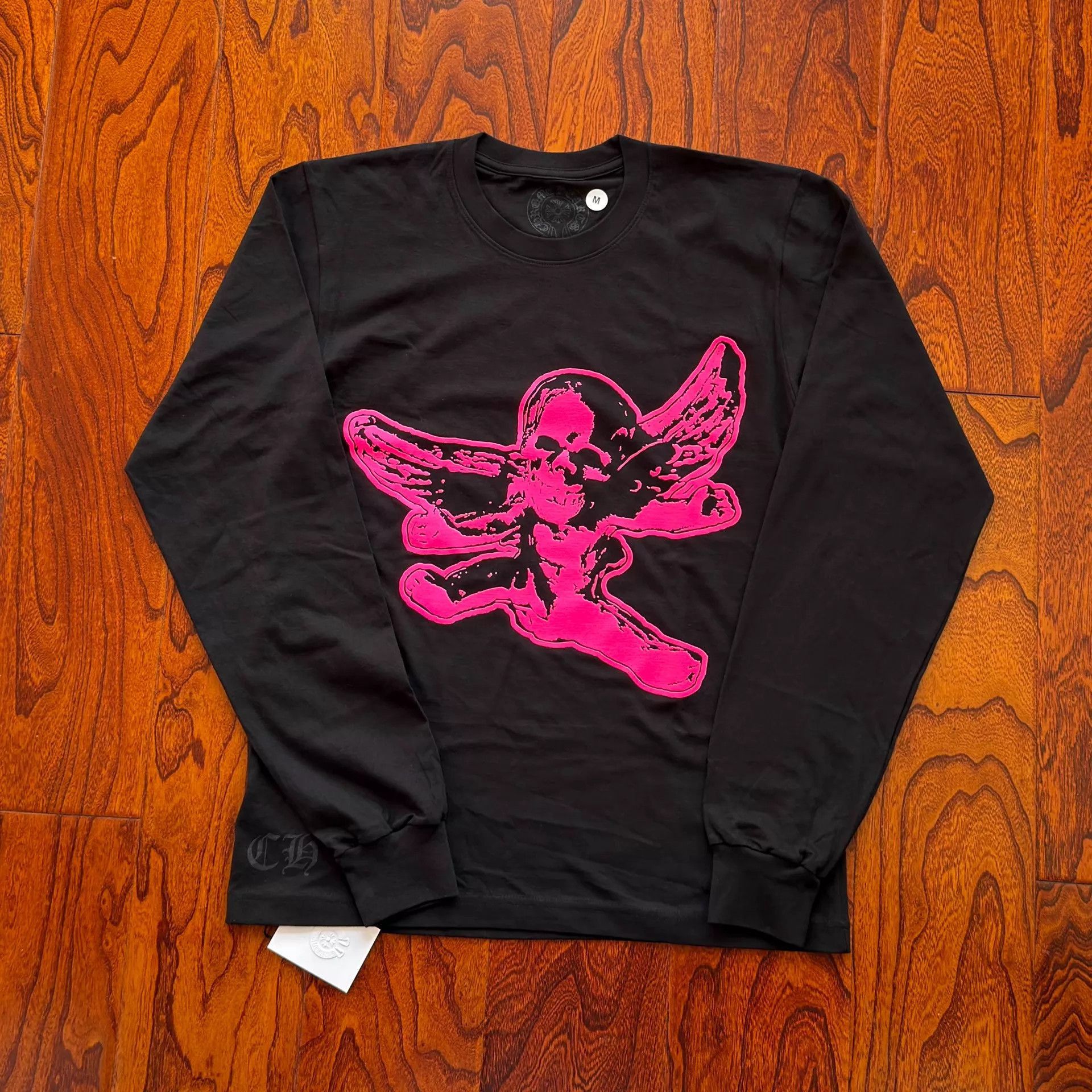 Chrome Hearts Chrome Hearts Long Sleeve Shirt Black + Pink | Grailed