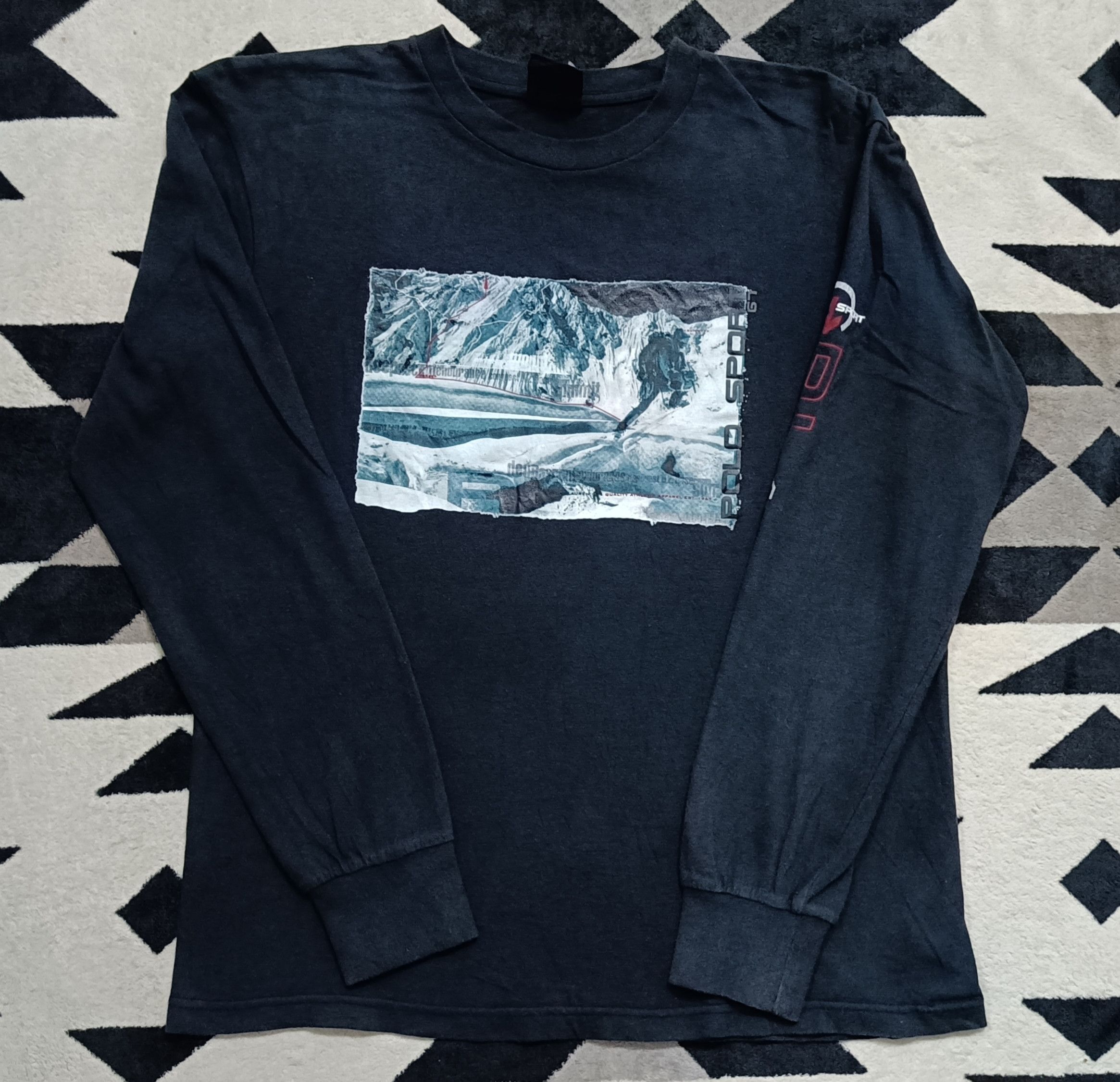 Polo Ralph Lauren 🔥🔥Rare Vintage Polo RL Long Sleeve Tee Size US M / EU 48-50 / 2 - 2 Thumbnail