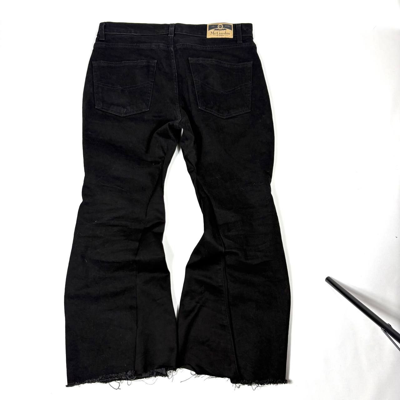 Japanese Brand rare flared black handmade streetwear jeans Size US 34 / EU 50 - 3 Thumbnail