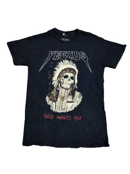 image of Kanye West Yeezus Tour Merch 2013 Tew in Black, Men's (Size Small)