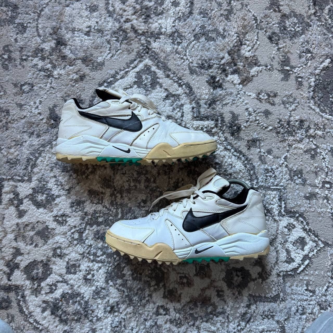 Nike Nike Vintage Air 90s Mission Cricket Retro Leather Shoes Size US 10.5 / EU 43-44 - 1 Thumbnail